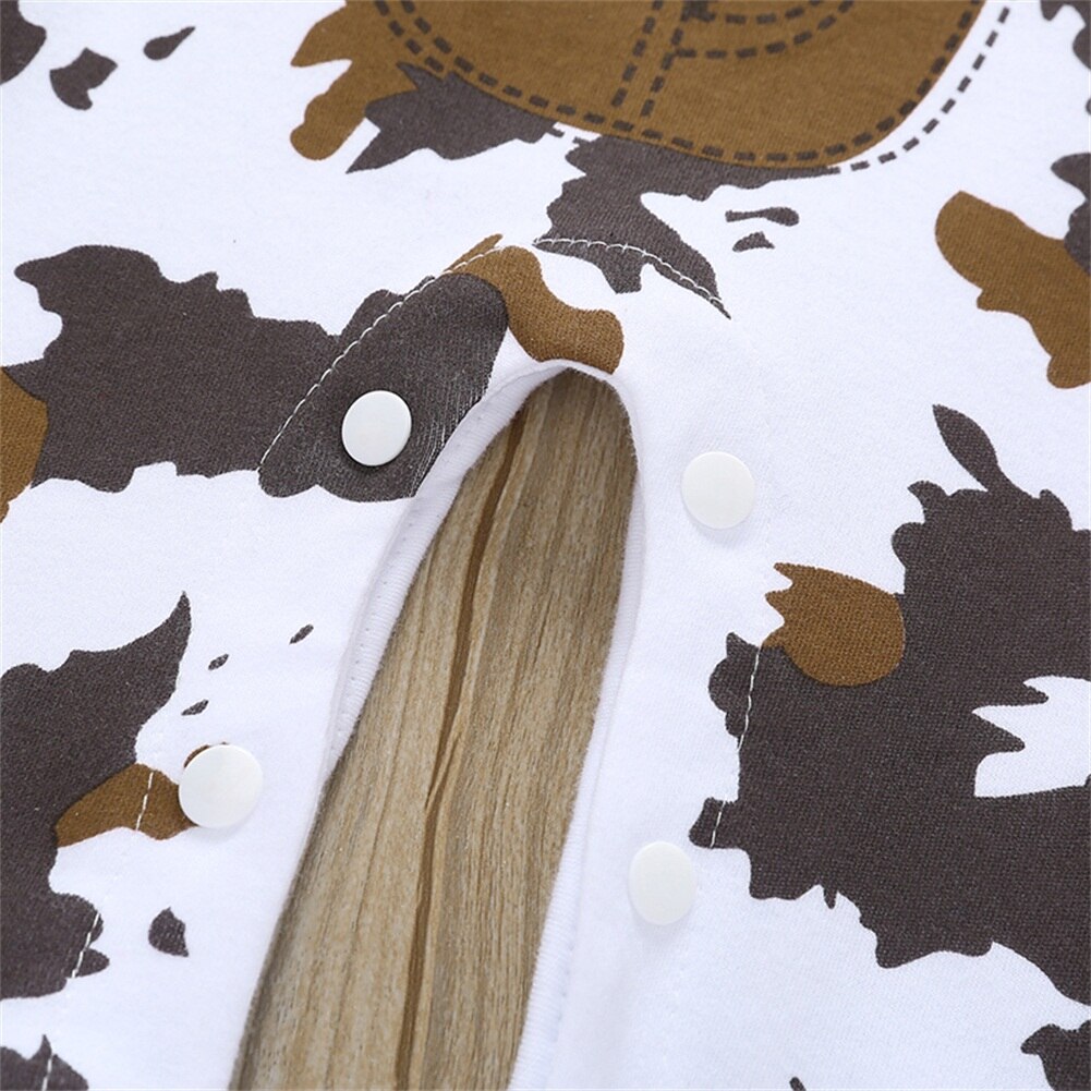 2019 najnowszy styl maluszek mały chłopiec dziewczyna wiosna lato odzież 3 sztuk sukienka w górę impreza kostium kowboj strój zestaw 6-24miesiące