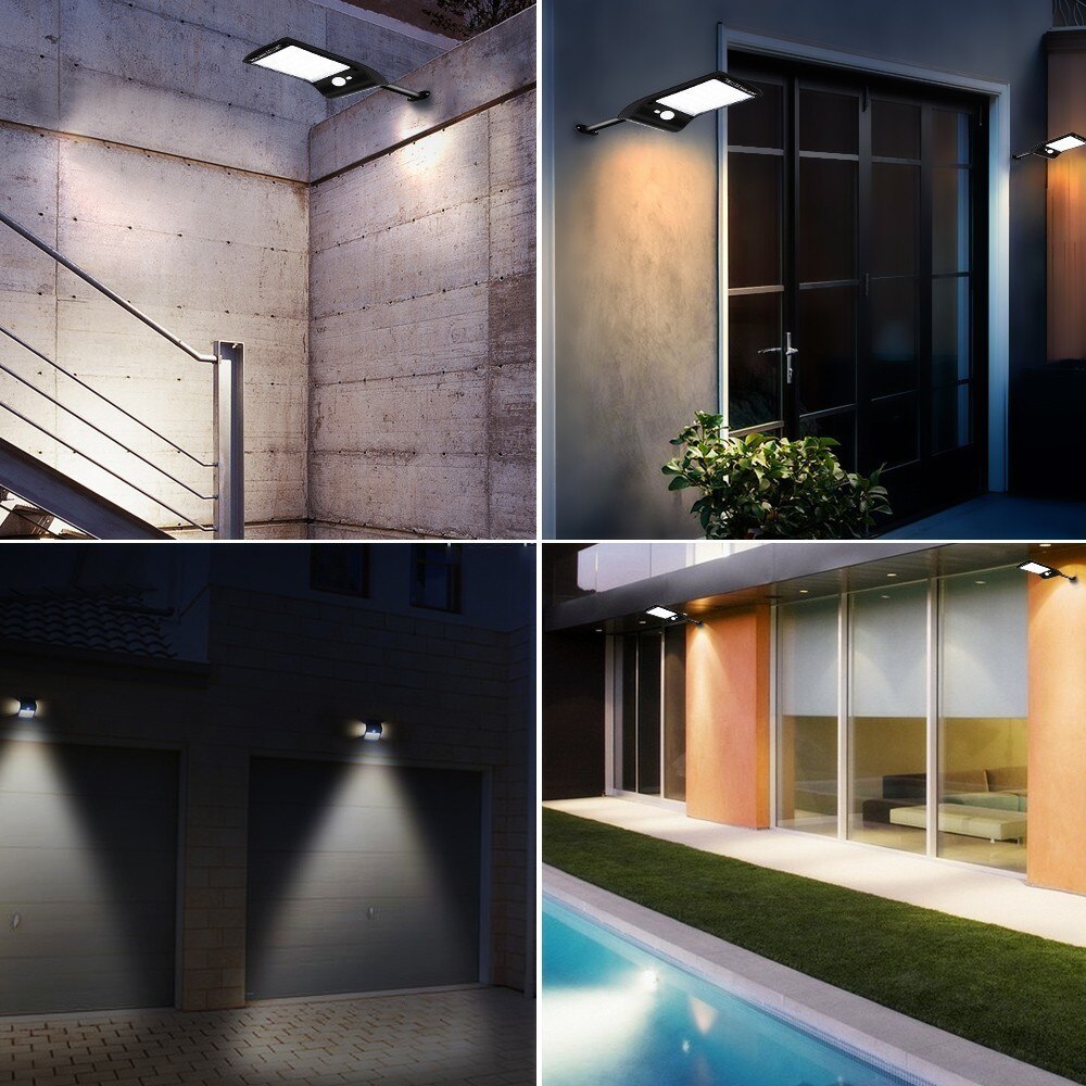 LED Solar Power PIR Motion Sensor Wandlamp 180 Graden Verstelbare 36 LEDS Outdoor Waterdichte Yard Path Huis Tuin Lamp