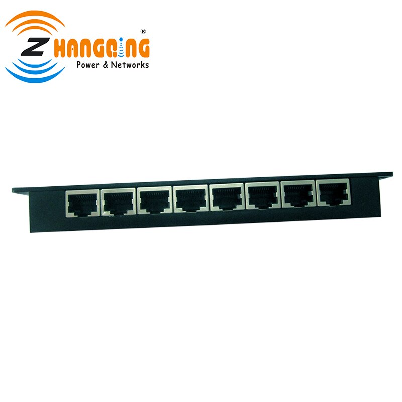 PoE Injector 8 Manier Passieve 24 Volt 48 Volt Ethernet PoE Patch Panel Voor 8 Camera en WiFi Installatie