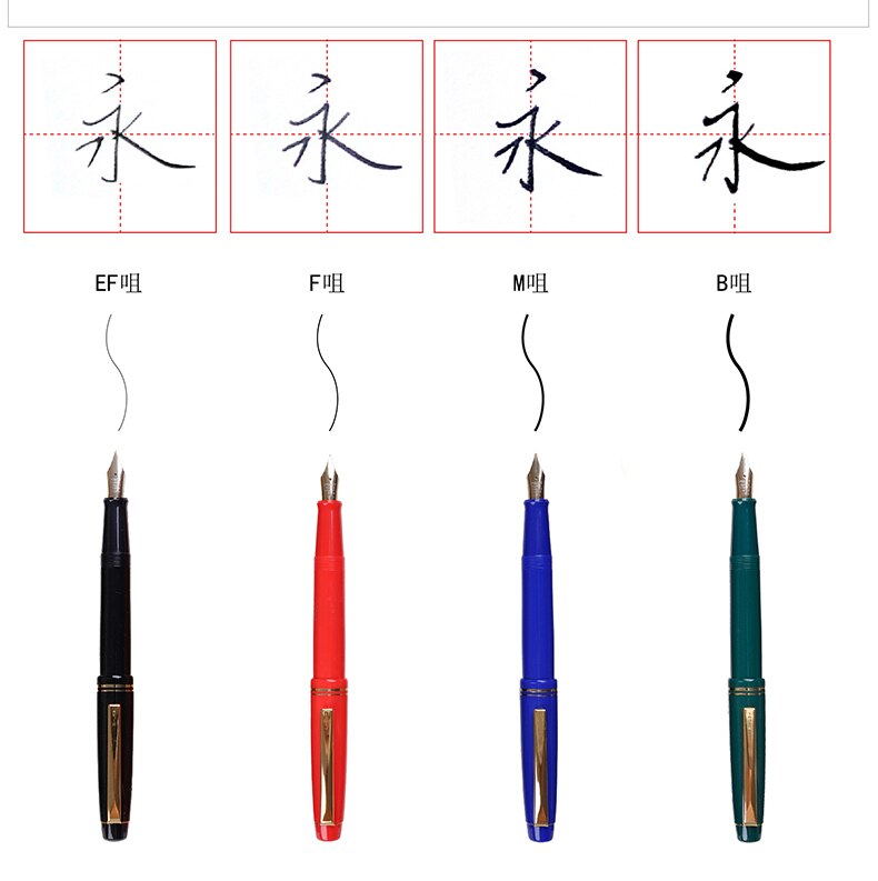 Japan Pilot FP-78 78g+ 22k golden original Iridium fountain pen students practice calligraphy ef f m nib