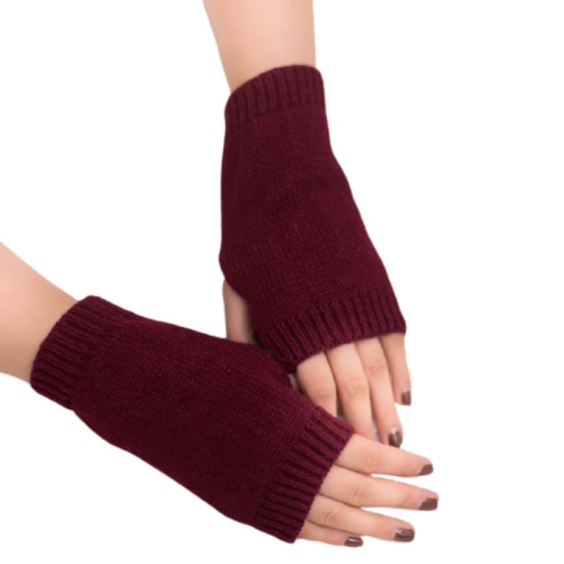 1 Paar Winter Gebreide Handschoenen Vrouwelijke Vingerloze Handschoenen Zonder Vingers Vrouwen Kasjmier Warme Winter Handschoenen Hand Pols Warmer: 17