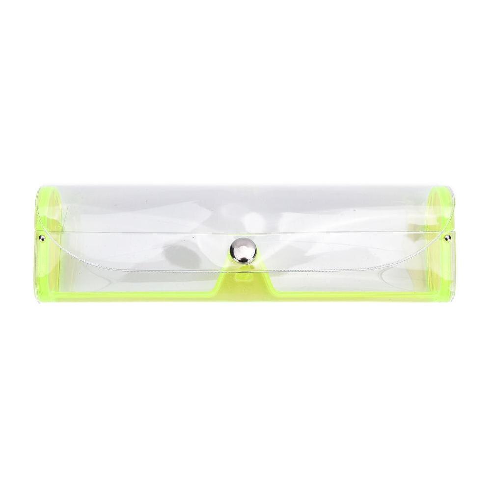 Transparent reading glasses case plastic eyeglass case for myopic lens multicolour eyewear case PVC glasses box 6 Colors