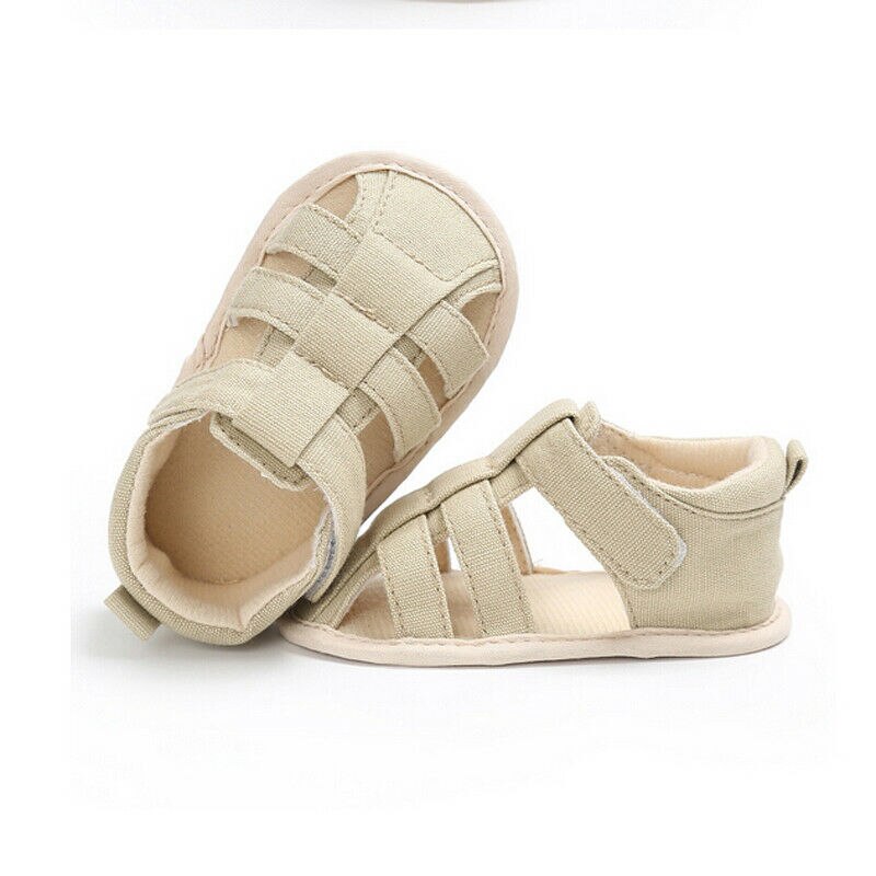 Zomer Kinderen Schoenen Mode Canvas Zoete Kinderen Sandalen Voor Jongens Meisjes Peuter Baby Ademend Hol Uit Schoenen