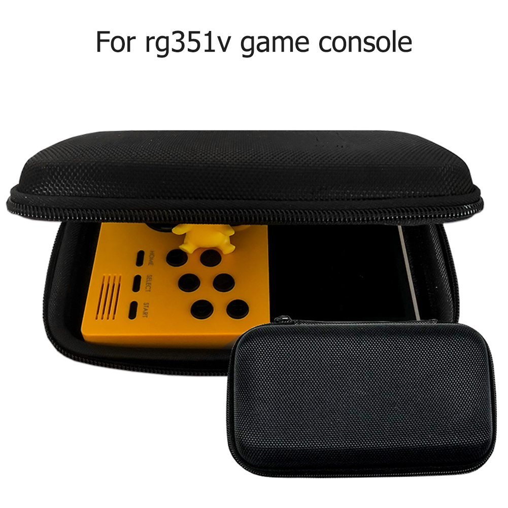 3.5 Inch Retro Game Console Beschermen Zak Stofdicht Opslag Handtas Draagtas Box Voor RG351v Game Player Gehard glas Film