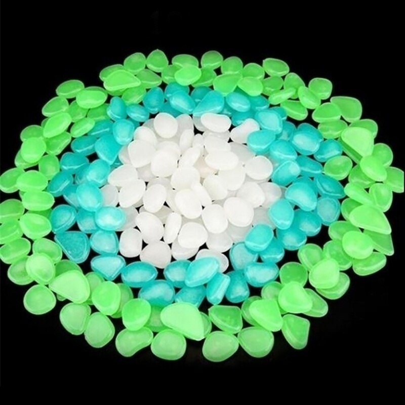 Artificial Luminous Stone Fish Tank Landscape Luminous Stone Garden Potted Landscape Pebbles Outdoor Decoration 2