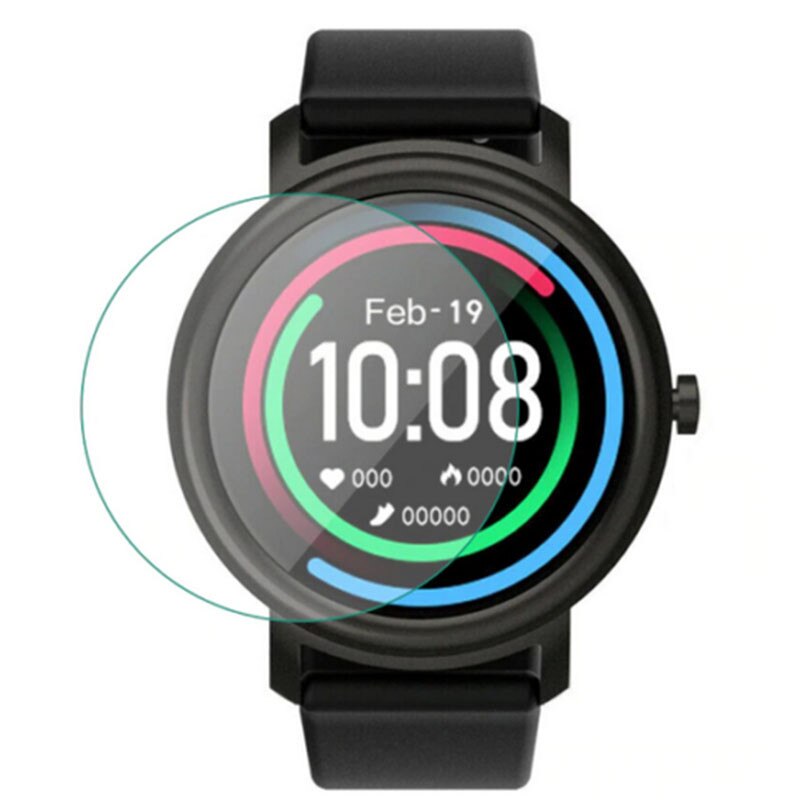 Behua hærdet glas ur skærm film beskytter cover til xiaomi ur luftbeskyttende smartwatch til mibro air tilbehør film: 2 stk