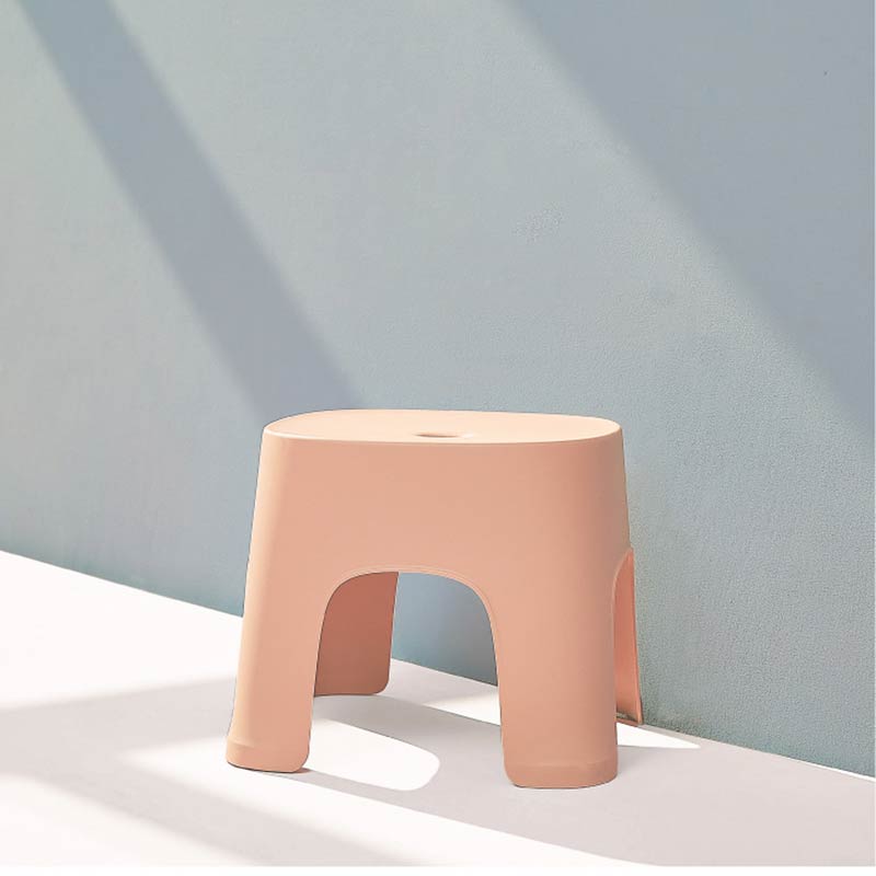 Child Multi Purpose Plastic Low Foot Stool Thickened Bathroom Bench Kids Anti-Slip Household Small Platform Wearing Shoes Stools