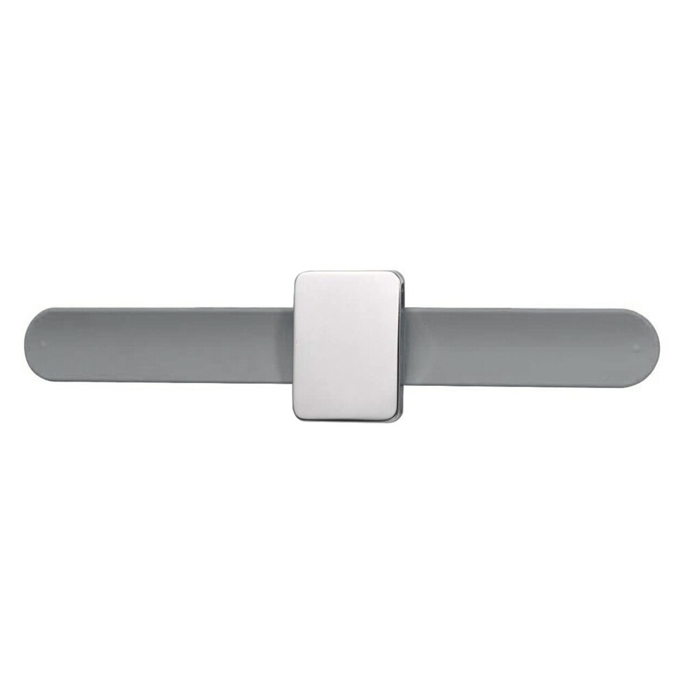 Bracelet de poignet magnétique avec aiguille pour aspirateur, épingles à coudre magnétiques, fabrication de coussins, fournitures de couture multicolores: GRIS