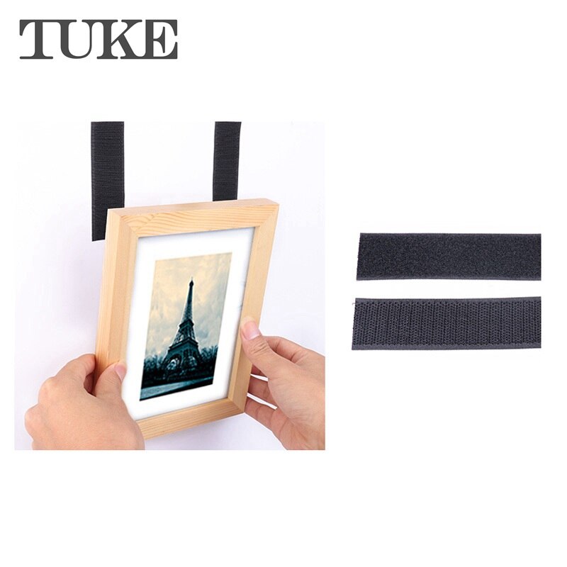 3M Glue Strong Glue Self Adhesive Hook and Loop Fastener Tape Nylon Sticker Adhesive for DIY 16/20/25/30/40/50mm