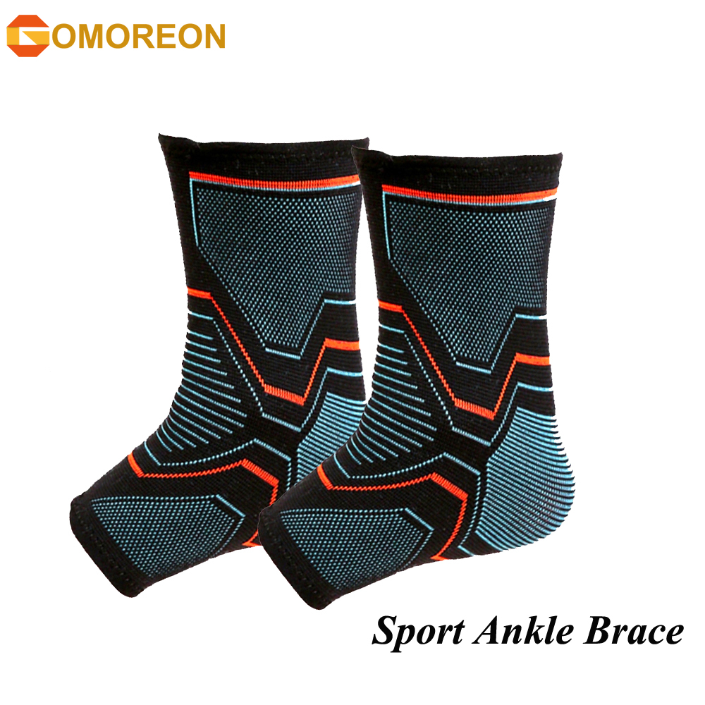 Tobillera deportiva para fijación de tobillo, funda de soporte de compresión, vendaje elástico, puños para pies, calcetines deportivos para correr, 2 uds.