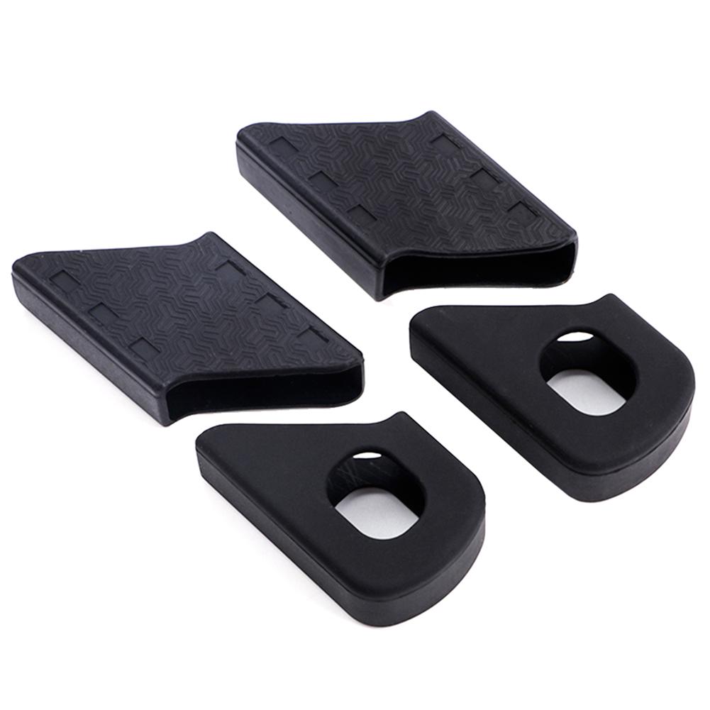 Protectores universales de silicona con tapa de manivela para bicicleta de montaña, Protector de bielas, 1 par