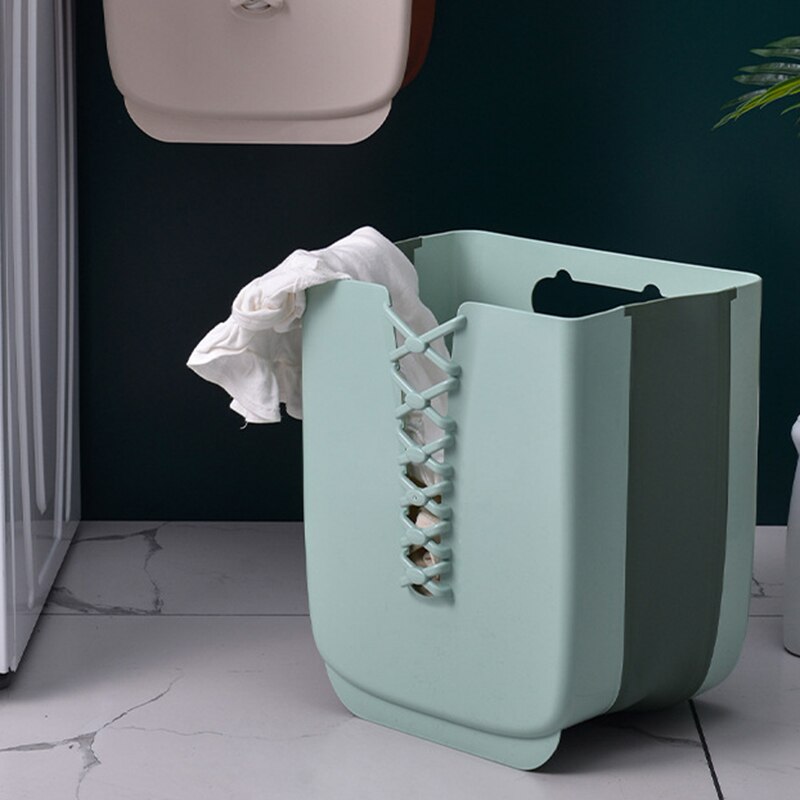 Ściana duży kosz na pranie składany kosz na pranie odpady na ubrania Organizer plastikowa pralnia przechowywanie Organizer robić domu robić łazienki