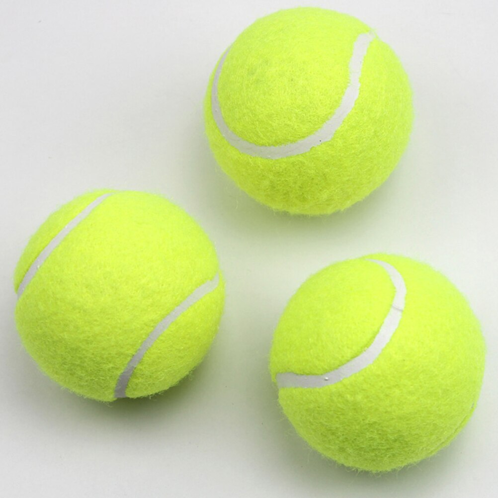 6PCS High Elasticity Tennis Balls Practice Tennis Balls Heavy Duty Tennis Balls For Sport Training Exercise