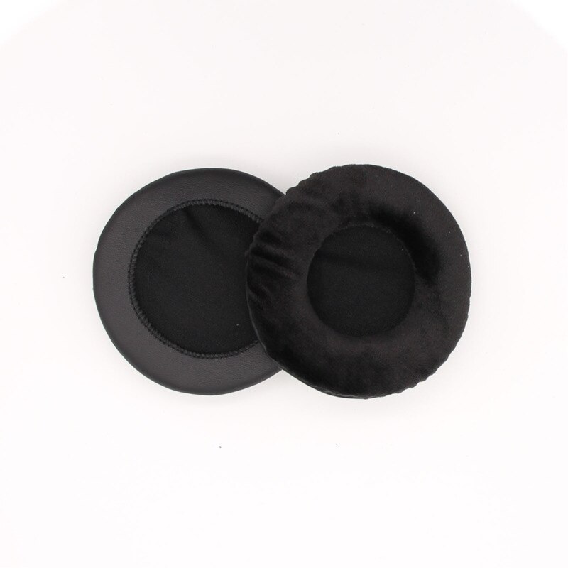 1 Pair 50mm-110mm Universal Ear Pads For All Earphone Set flannel EarPads Comfortable accessories Black ew#