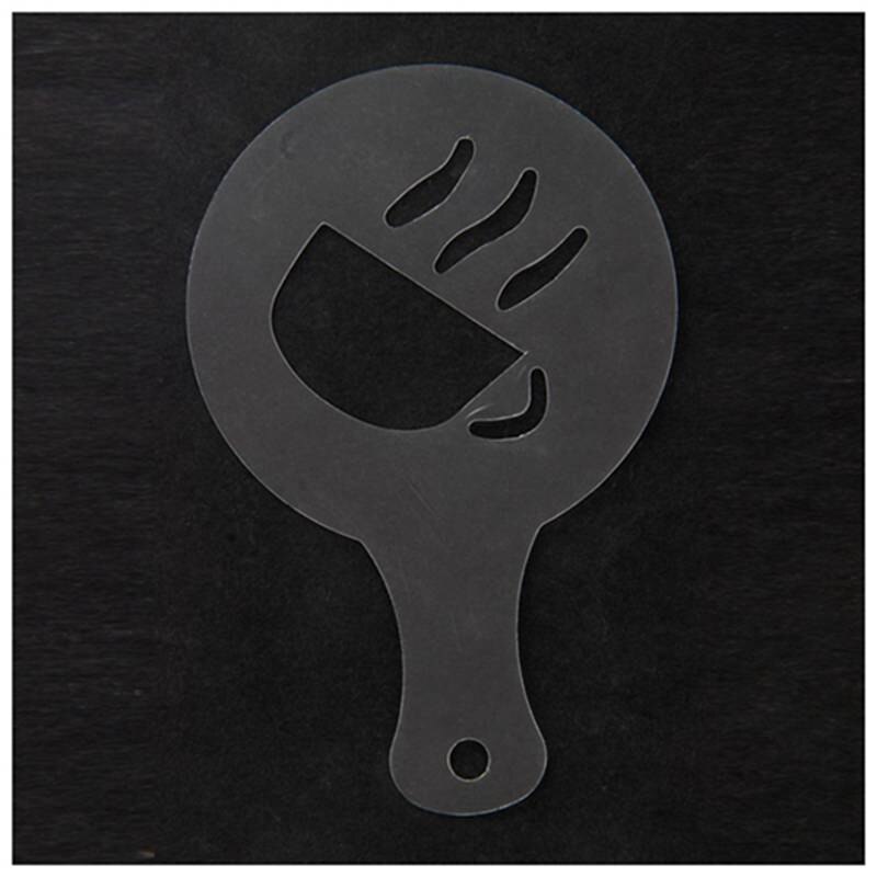 16 stuks nw cappuccino koffie sjablonen sjabloon strooipad stoffer spray