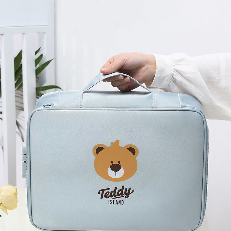 Large-capacity Document Storage Organizer Bag File Container Bills Folder File U Disk Arrange Briefcase Practical Accessories