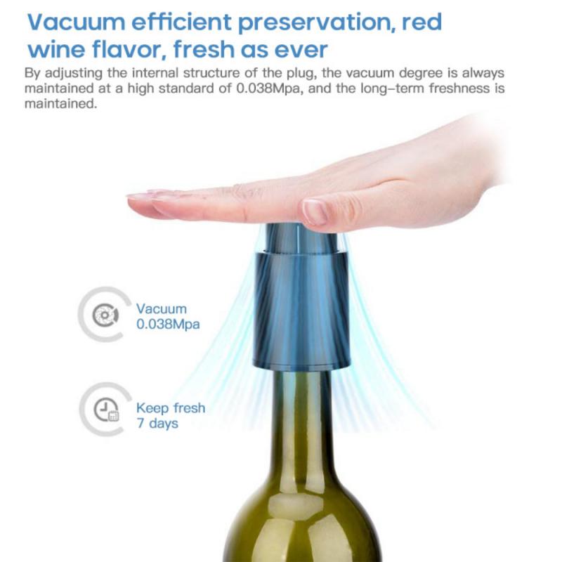 Champagne Cork Portable Sealing Machine Bar Stopper Wine Cork Wine Champagne Cap Vacuum Sealed Wine Cork Barware Bar Tools