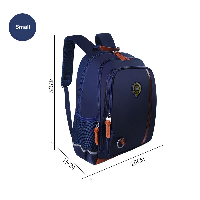 Girls Boys Cartoon Kids satchel backpacks schoolbags Primary school Backpack Waterproof Backpack Children School Bags sac enfant: small blue