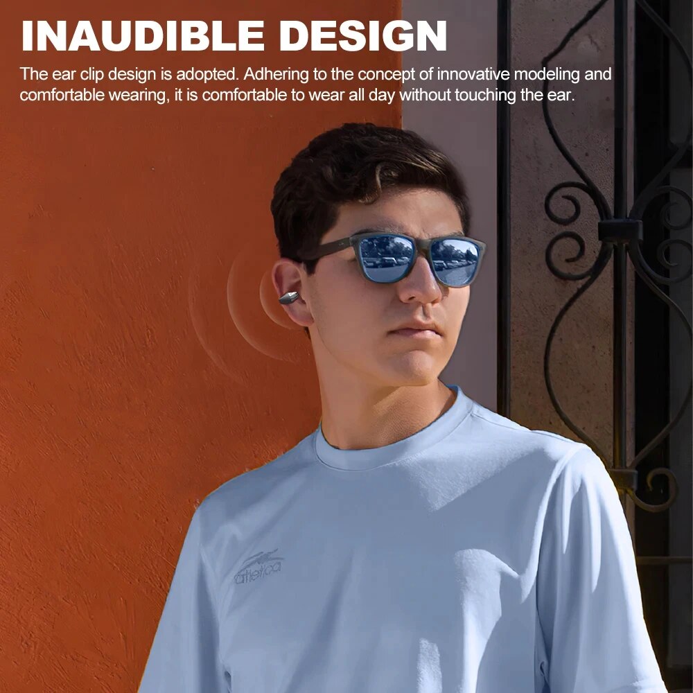 Auriculares inalámbricos S03 con Bluetooth 5,3, cascos deportivos con micrófono, gancho para la oreja, de alta potencia, con pantalla