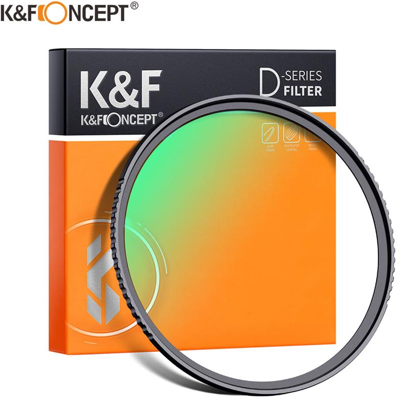 K &amp; F CONCEPT 49-82mm HD UV Camera Lens MCUV Filter con protezione multistrato impermeabile 49mm 52mm 58mm 62mm 67mm 77mm 82mm
