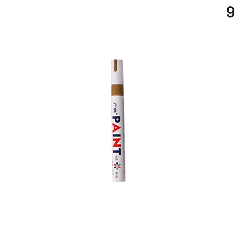 12-color Way Paint Pen Photo Album Graffiti Sign Title Pen Wedding Pen Oily White Mark Touch-up Pen: gold