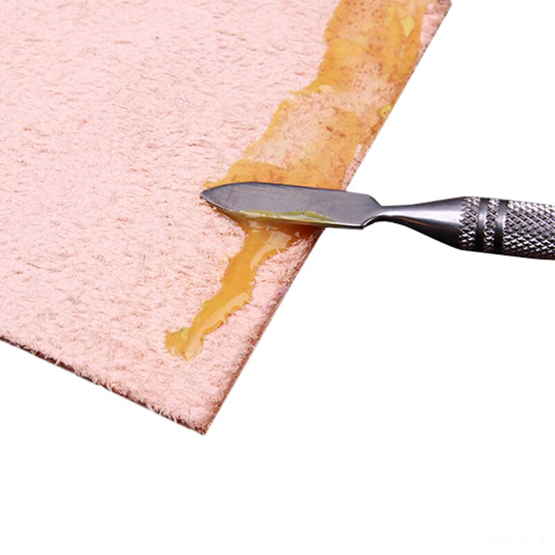 DIY Dual Head Brass Top Leather Edge Oil Painting Pen Gluing Dye Pen Applicator Edge Paint Roller Tool for Leather Craft Tools
