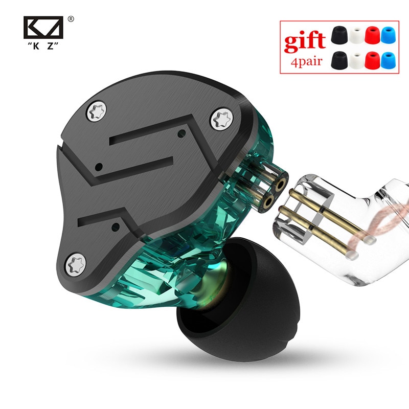 KZ ZSN 1DD 1BA Hybrid w ucho słuchawka hi-fi muzyki basowej gamingowy zestaw słuchawkowy wymienny kabel KZ ZST ZSTX ZSNPRO X ZS10 PRO DQ6 EDX