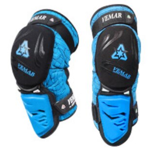 Vemar – genouillères et coudières de Protection pour Moto, coussinet de Protection pour vtt et UTV: Blue