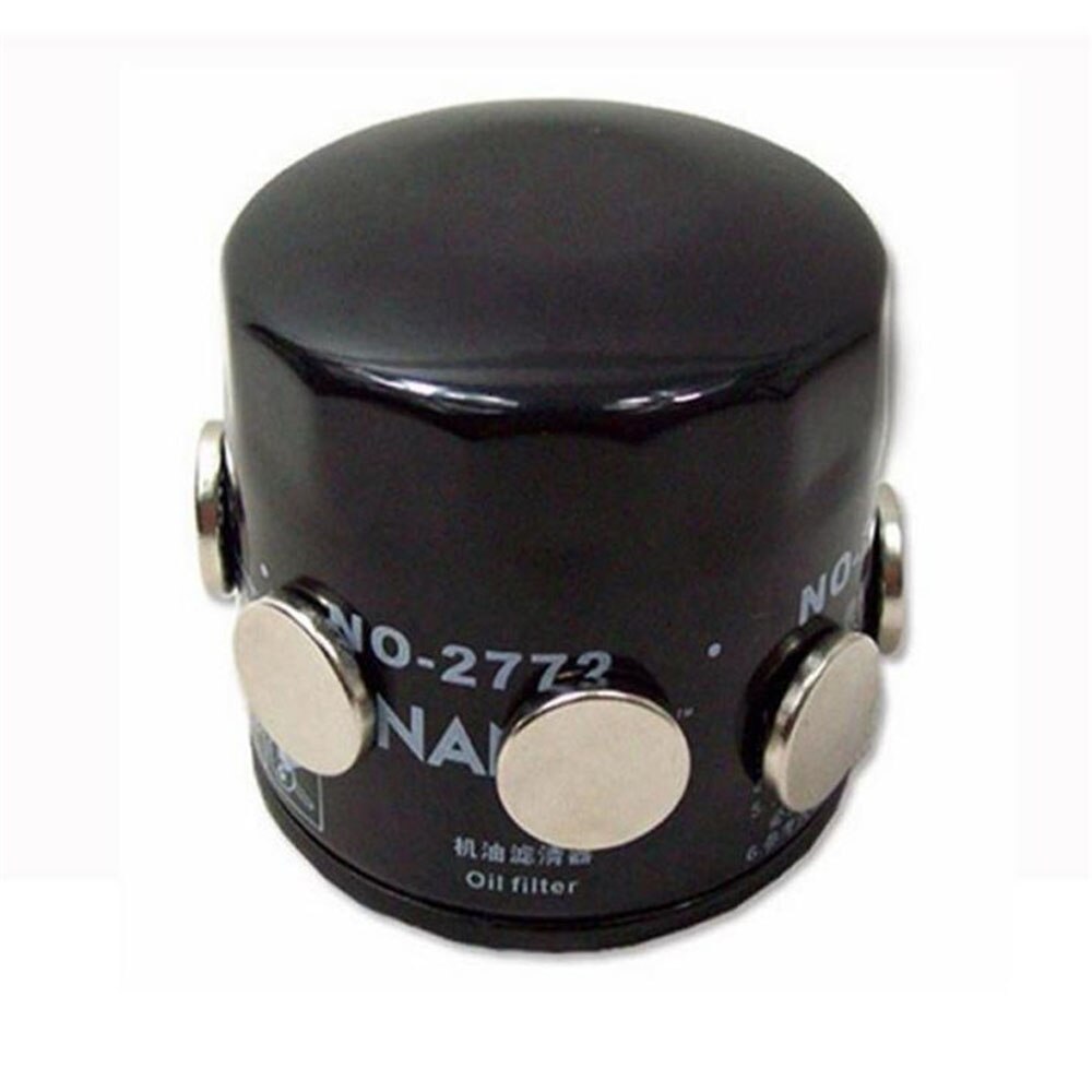 2 sztuk silny magnes adsorpcyjny ekonomizer paliwa filtr oleju silnikowego samochodu ATV SUV motocykl silnik oszczędzania oleju dla żelaza ciała