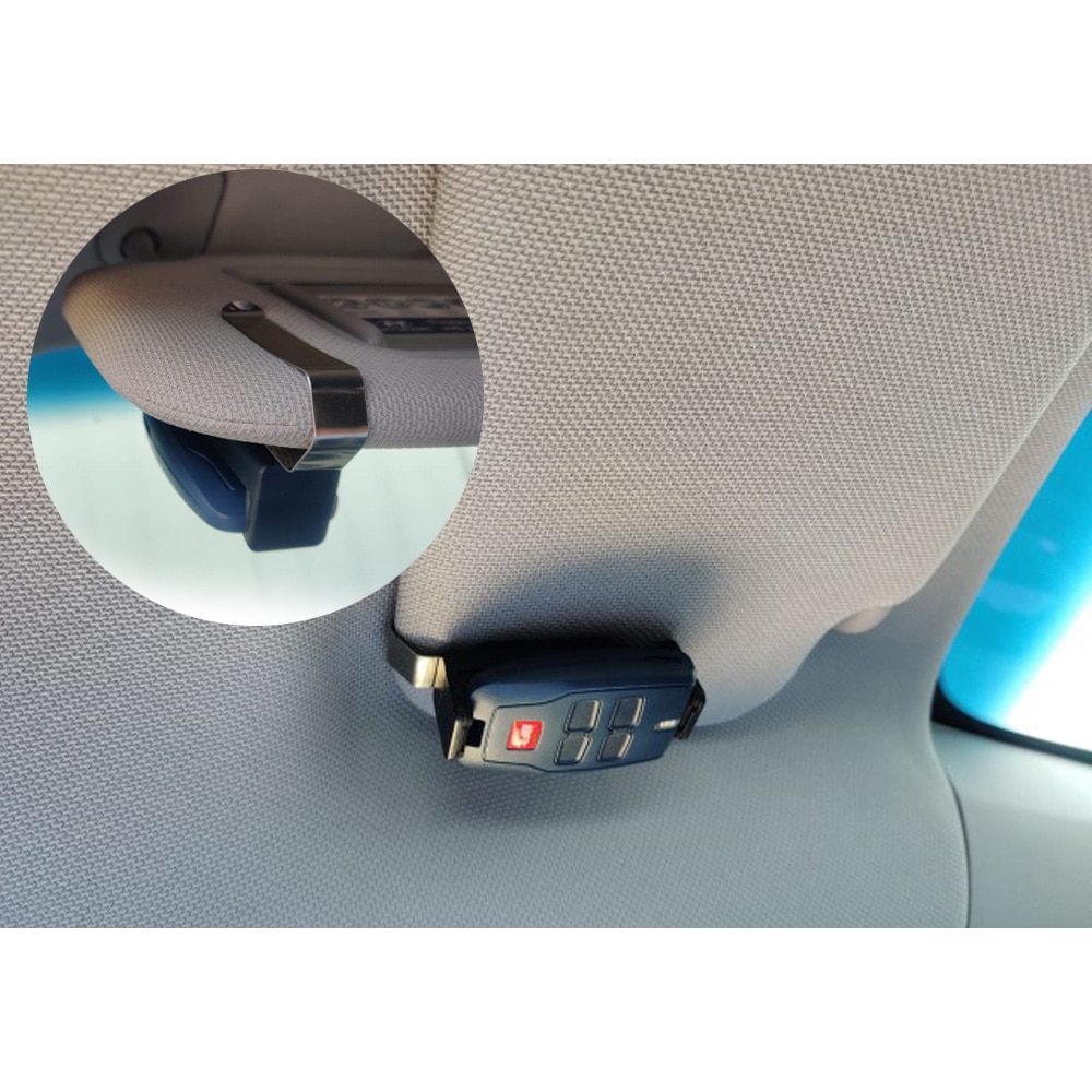 Support de Clip pour pare-soleil de voiture, Support de porte de Garage, Clip de télécommande, 47-70mm