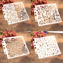 Dolce Vita Blume Sammelalbum Schablone Haus Vogel Kuchen Dekorieren Werkzeug DIY Dekorieren Fondant aufbringen Druck sprühen Vorlage
