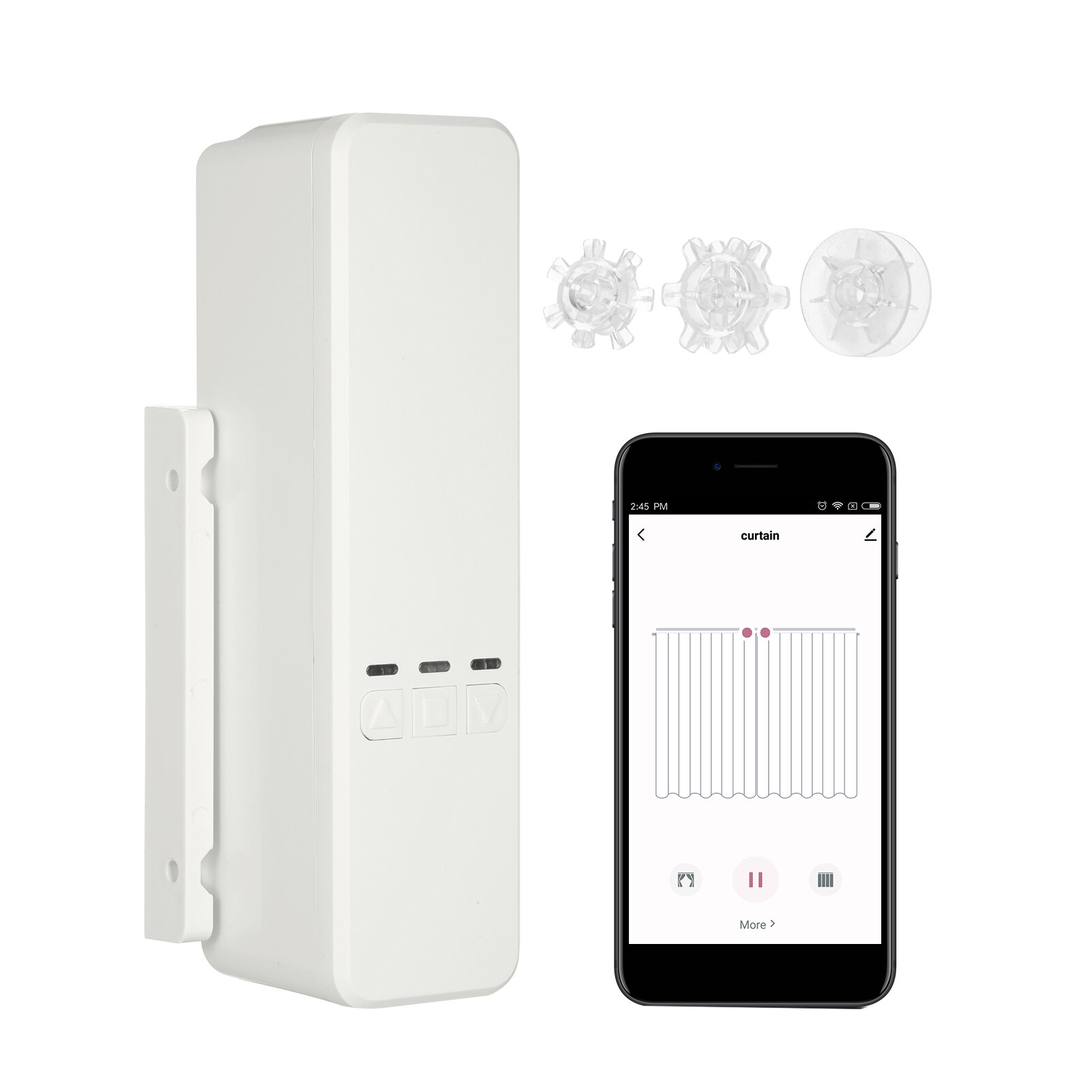 WiFi Tuya Smart DIY Motorized Chain Roller Blinds Shade Shutter Drive Motor Compatible with Alexa Google Home App Voice Control