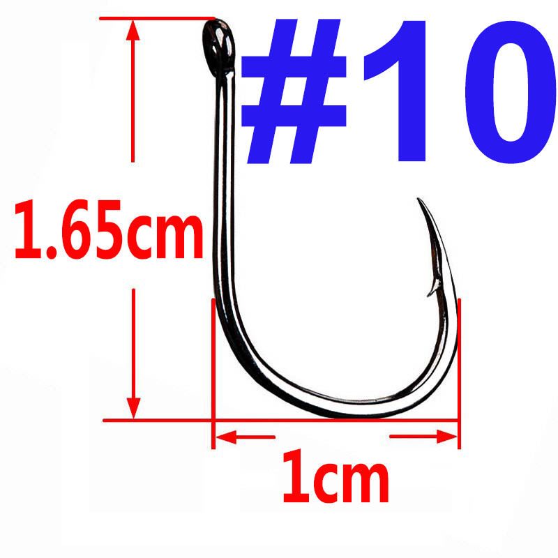 100 Stück Iseama Karpfen-Angelhaken, versetzter Kreis-Haken, einzelner Fliegenfischen, Jig-Haken mit Widerhaken, Meer-Angelhaken, Zubehör: Marine Blau