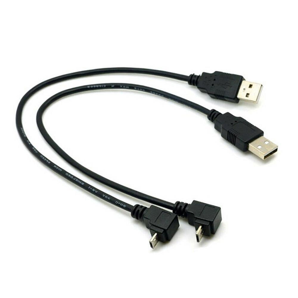 1Pc 27Cm Haakse Usb 2.0 Male Naar 90 Graden Links 5 Cord Pin Hoek Connector Kabel Adapter mannelijke Usb Converter Micro F3O7