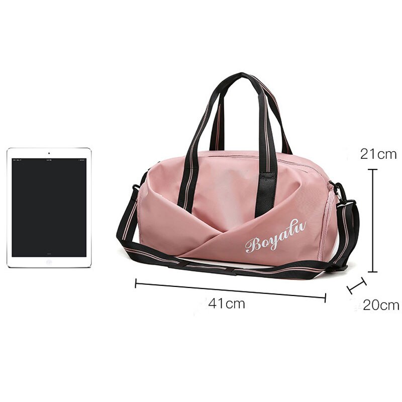 Gymnastiktaske kvinde udendørs træning fitnesstaske til kvinder håndtasker duffle weekendtaske multifunktion herre sportstasker på skulderen