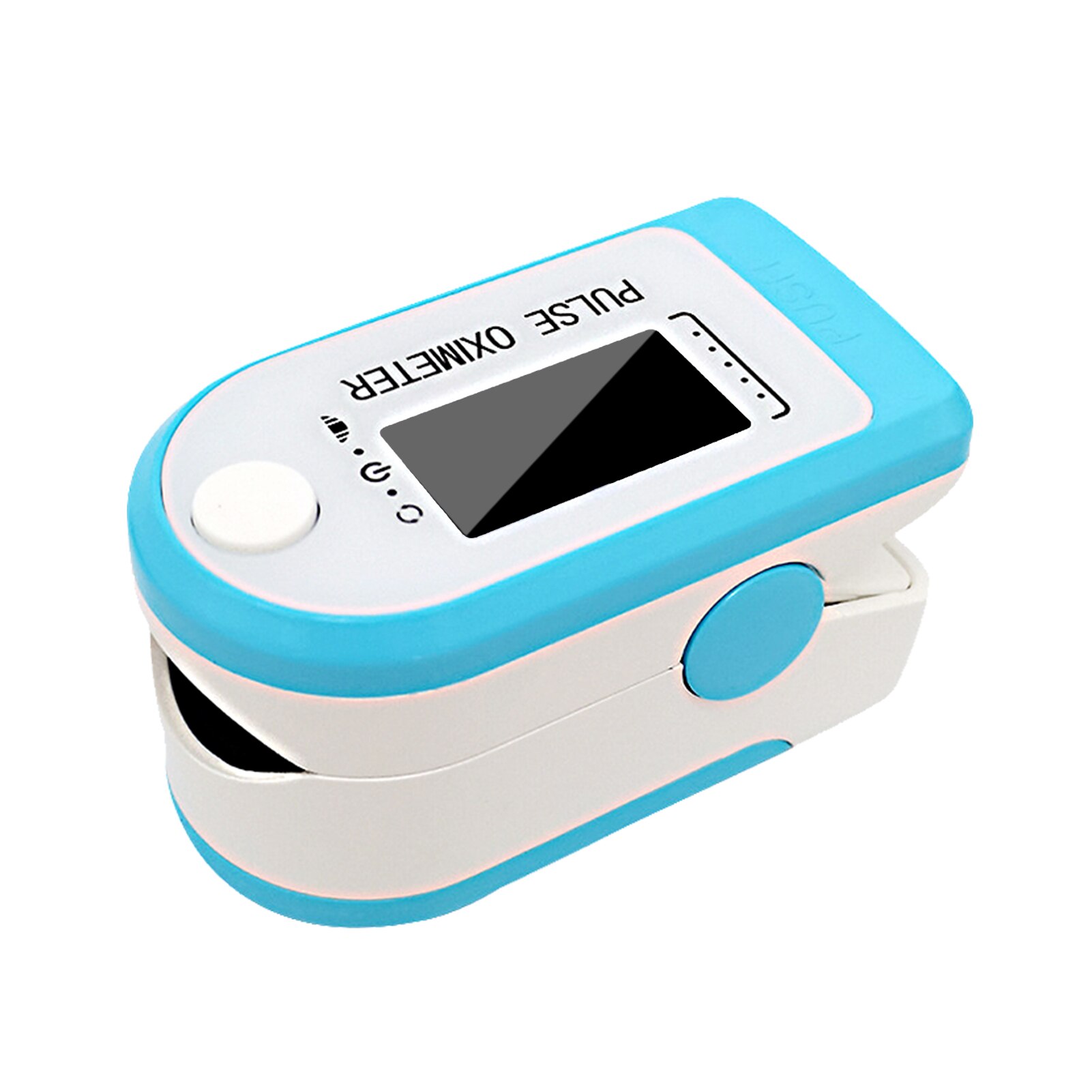OLED Display Pulse Oximeter Portable Finger Oximeter Blood Oxygen Saturation Monitor SPO2 Pulse Rate Meter Pulsoximeter: Type A Blue