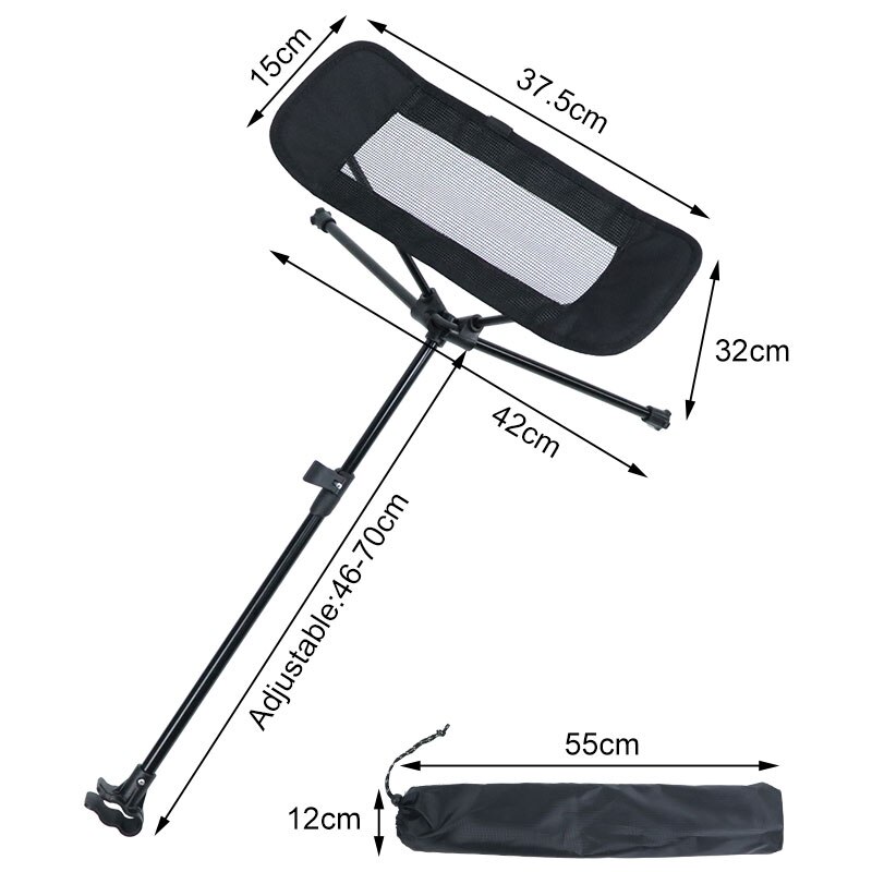 Outdoor Portable Collapsible Footstool Camping Barbecue Picnic Fishing Recliner Foot Rest BBQ Outdoor Chair Family Accessories