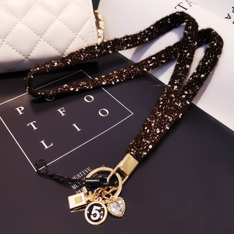 Kristall Liebe Anhänger Telefon Lanyard Gurt für Schlüssel Karte Gym Handy mit USB Abzeichen Clip Lanyard Multi-zweck neck Lanyard: 10
