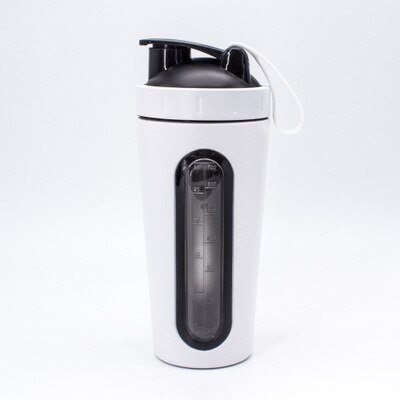 700ml rustfri stål protein shaker shake milkshake mix kop udendørs sport fitness shake kop sport flaske bpa gratis: Andet