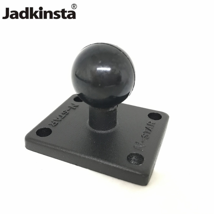 Jadkinsta-Base de montaje cuadrada de aluminio con rótula de bola de 1 pulgada para Gopro DSLR, montajes de Ram para motocicleta Garmin