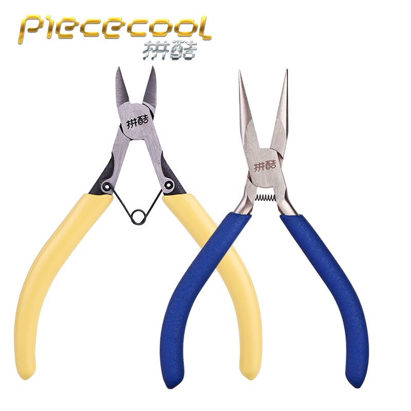 Piececool 3D metal puzzle assembly tool Needle nose pliers Nippers: black