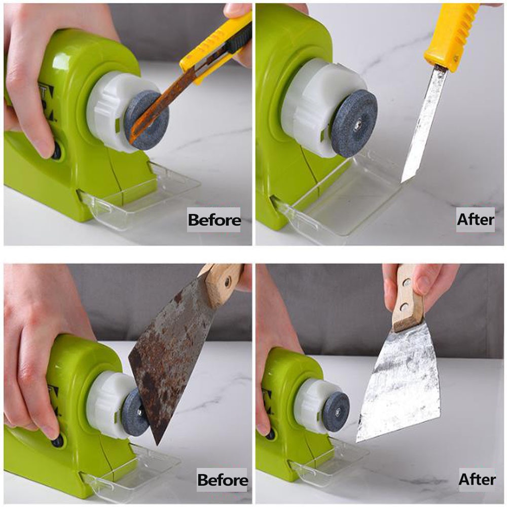 Knivsliper elektrisk hurtig knivsliper husholdning diamant keramisk sliper verktøy kjøkkenverktøy