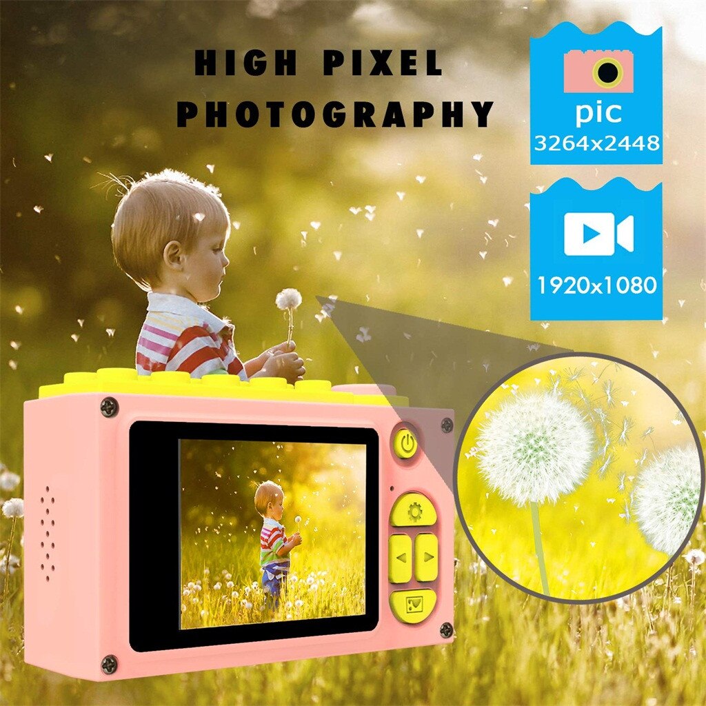 Waterproof Digital Camera for Kids Children 4X Digital Zoom 2 Inch LCD Screen