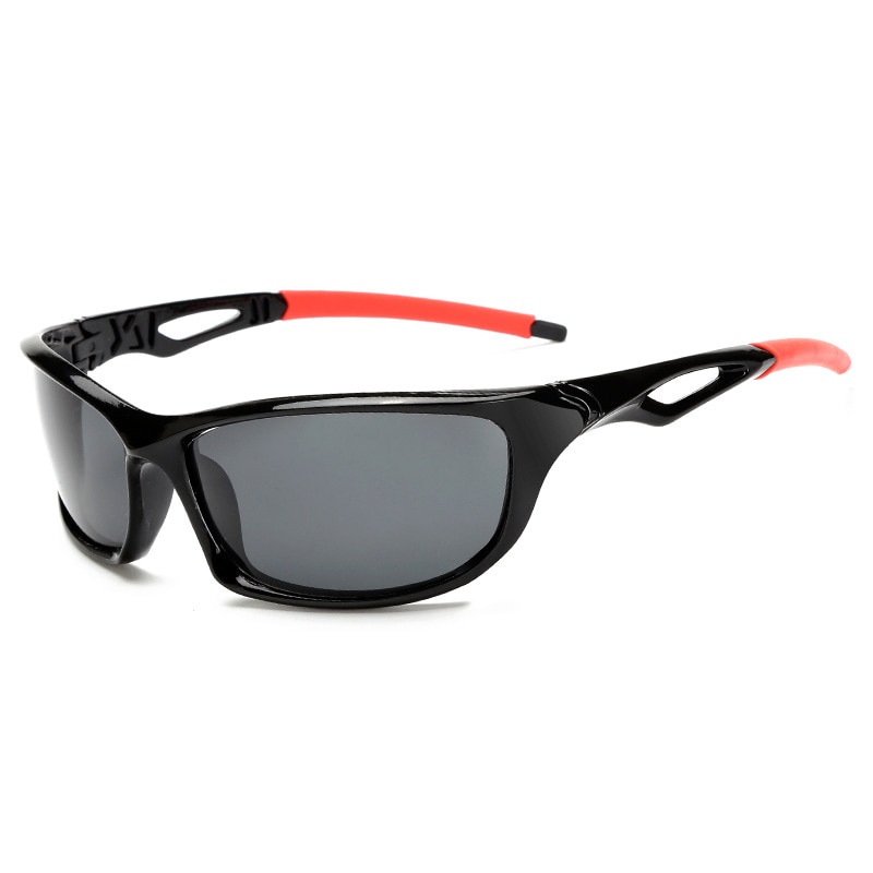 Polarized Sunglasses Men Brand Square Sports Sun Glasses for Men Driving Fishing Black Frame Goggle UV400