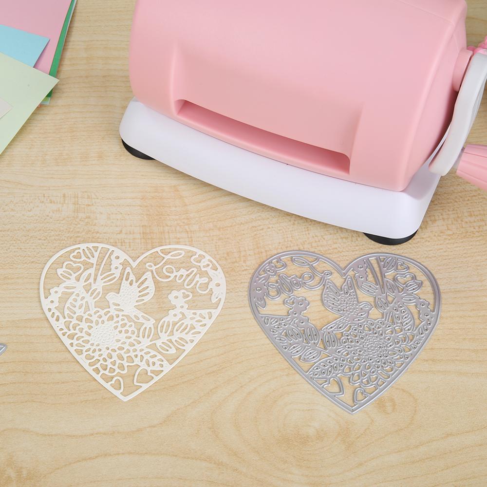 Gjør-det-selv husholdning stanse pregemaskin scrapbooking cutter stykke stanse papir cutter stanse maskin hjemme preging dies