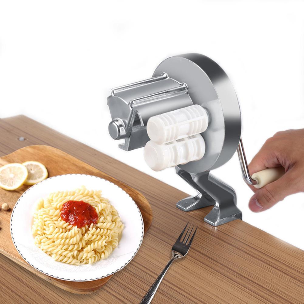 Aluminium Alloy Fresh Pasta Maker Roller Machine Household Split Type Hand Crank Pasta Cutter For Spaghetti Noodle Fettuccine