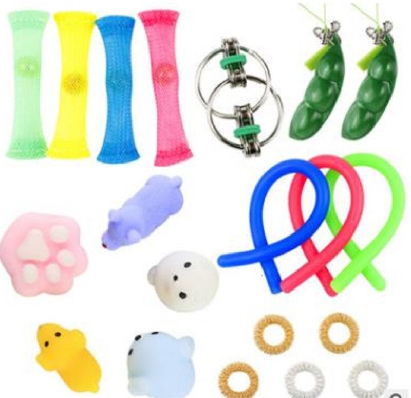 Fidget Toys Anti Stress Toy Set Relief For Adults Girls Boys Children Sensory Stress Relief Antistress Toys: T7