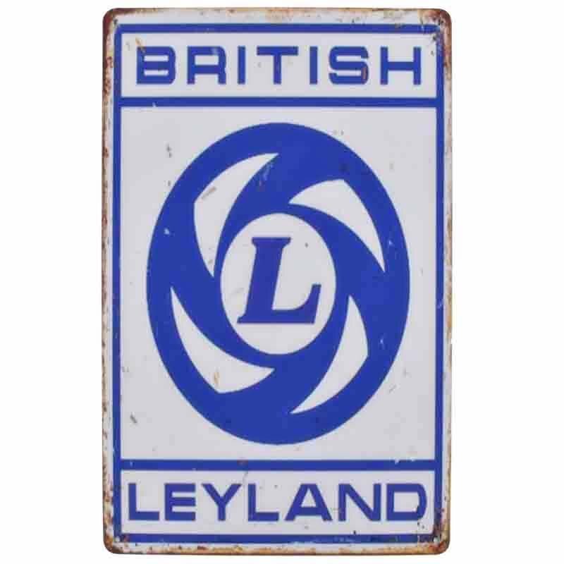 Fædre garage vintage metal blikskilte leyland dekorative plader dele service wallstickers motorcykel plakat boligindretning mn: 32960095832-619