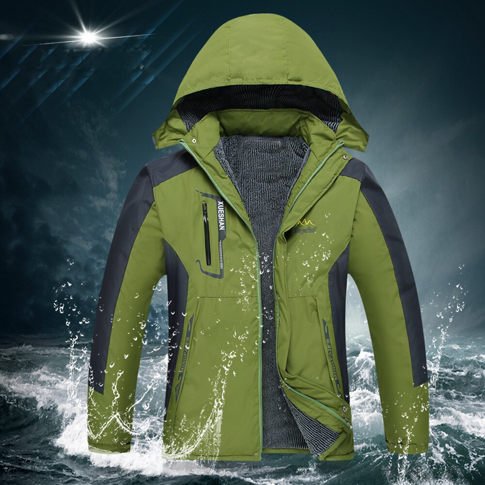 Men Waterproof Windproof Outdoor Sports Warm Winter Thick Jacket Coat For