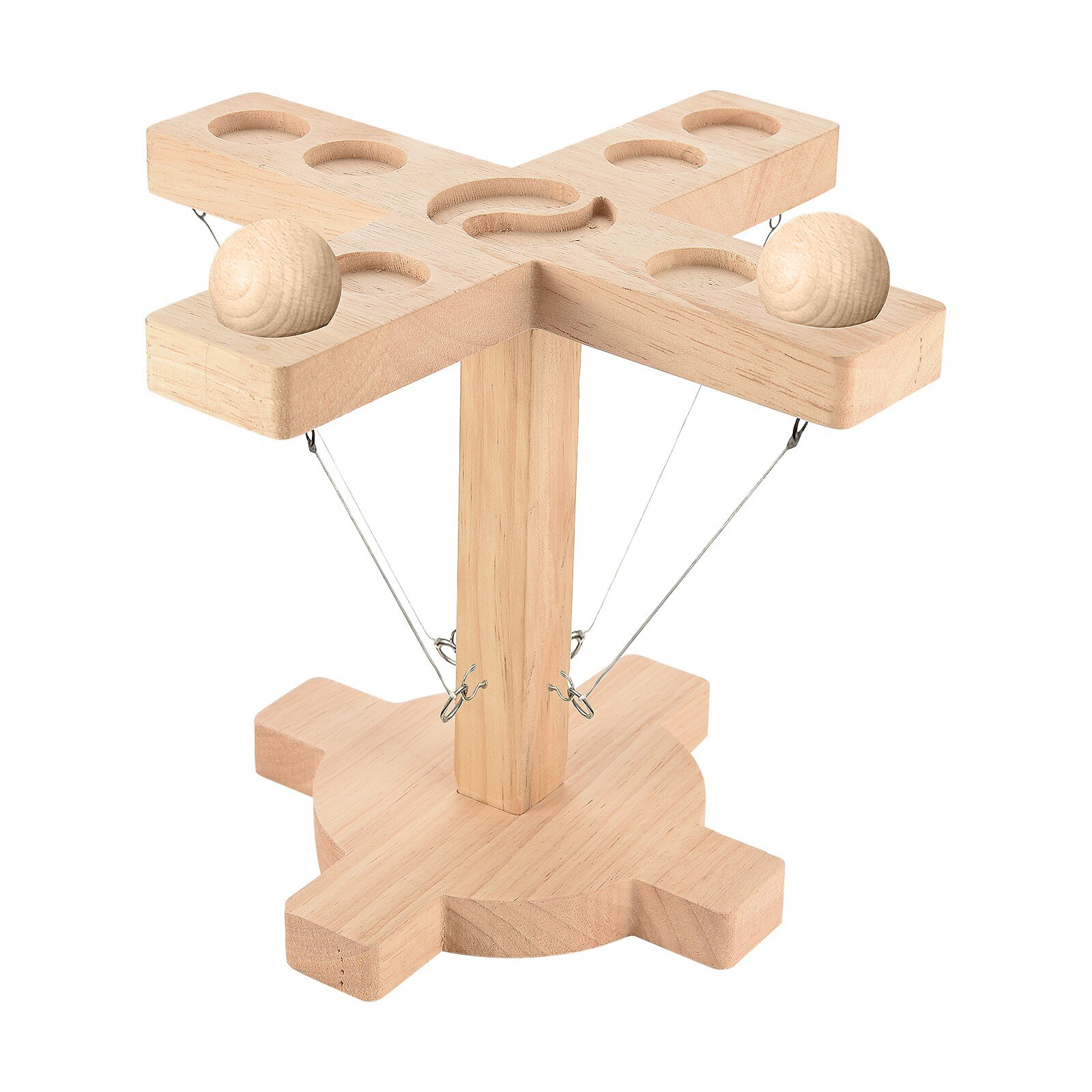 Party toys Leisure Industrial Style Bar Drink Shop Handmade Wooden Ring Toss Hooks Fast-paced Interactive Game For Bars Home: Default Title